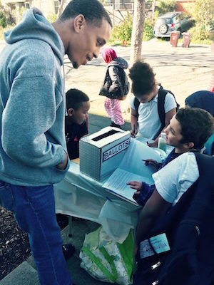 Elementary school voters in Oakland PB