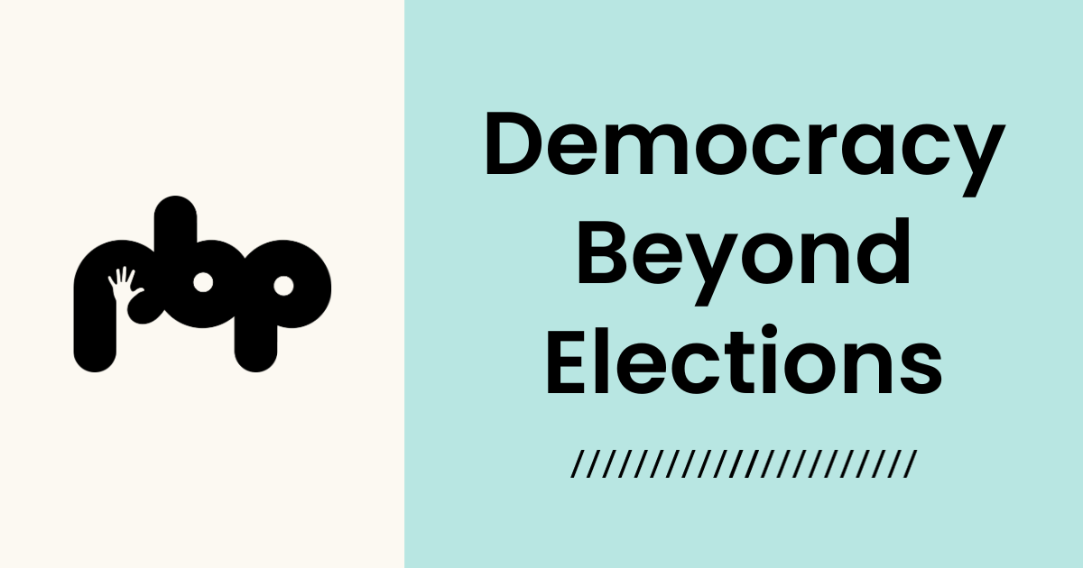 Democracy Beyond Elections - Participatory Budgeting Project